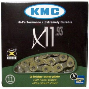 Cadena KMC X11.93 plata 11 velocidades