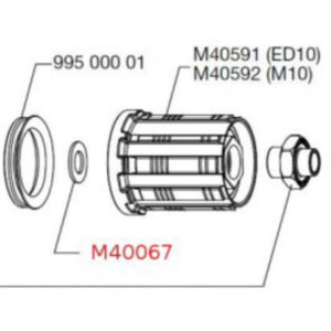 Arandela Separadora Rodamientos Nucleo/Buje Mavic FTS/FTSX M40067