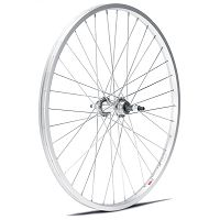 Rueda Trasera 26" V-brake para piño rosca 6/7velocidades y eje tuercas