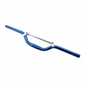 Manillar MTB Kalloy Uno azul de aluminio con refuerzo