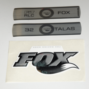Kit Pegatinas Adhesivos Horquilla Fox 32 Talas RLC Blanco 2010