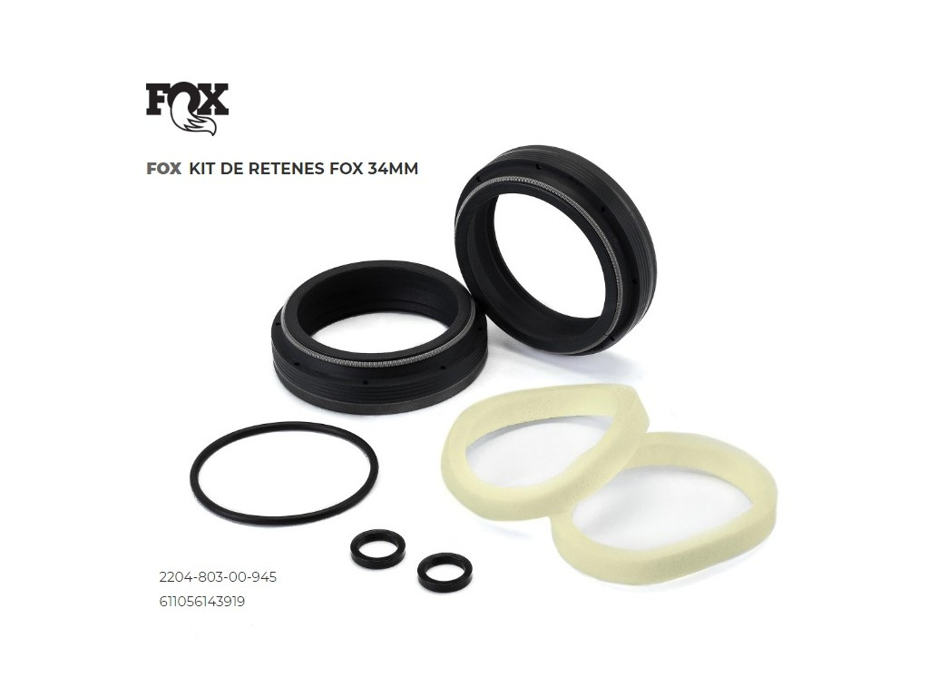 Kit Retenes Horquilla FOX barras 34mm
